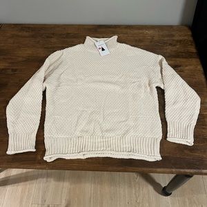 ZESICA Women's Turtleneck Knitted Sweater NWT L